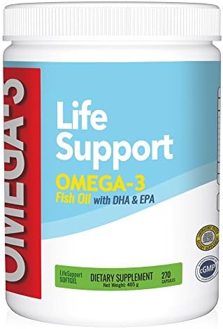 TruBaio Omega-3 Fish Oil Softgel Capsules, 270 count, 30 Day Supply with DHA &amp; EPA and Essential Fatty Acids