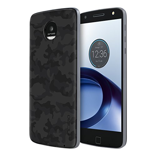 Moto Z Force Droid Case [Aluminum] Incipio Back Plate for Moto Z Force Droid Smartphone - Camo Black