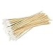 Cotton Tip, (Pack of 4/Total 400 pcs ) Swabs long, Cotton Swabs With Wooden Handles, CLEANING single-tipped Cosmetic Tool makeup removal wound care Cotton Buds