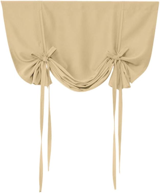 ToDIDAF Streifen Römischer Vorhang, Kurzer Durchsichtiger Gardine, Haus