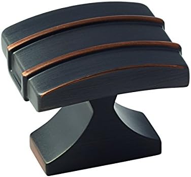 Amerock  | Cabinet Knob | Oil Rubbed Bronze | 1-1/2 inch (38 mm) Length | Davenport | 1 Pack | Drawer Knob | Cabinet Hardware