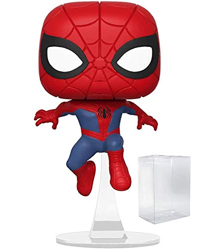 Funko Pop! Animated Spider-Man Movie: Into The Spider-Verse - Peter Parker Spider-Man Vinyl Figure (Includes Pop Box Protector Case)