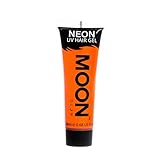 Moon Glow - Blacklight Neon UV Hair Gel - 0.67oz Intense Orange  Temporary wash out hair color - Spike and Glow!