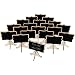 20 Pcs Wood Mini Chalkboard Signs with Support Easels, Place Cards, Small Rectangle Chalkboards Blackboard for Weddings, Birthday Parties, Table Numbers, Message Board Signs and Event Decorations primary