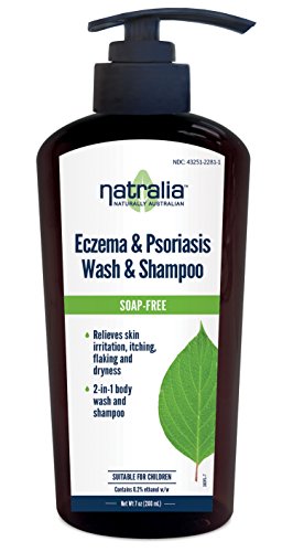 Natralia Eczema and Psoriasis Body Wash and Shampoo, 7 Ounce Bottle (Best Remedy For Scalp Psoriasis)