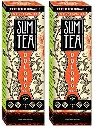 Okuma Nutritional's PREMIUM ORGANIC SlimTea-100% All Natural DETOX And ANTI-ACNE Oolong Tea More Powerful than Green Tea - Burns Up To 2 Times More Calories!-2 Month Supply(60x2 Cup Tea Bags) 192 g.