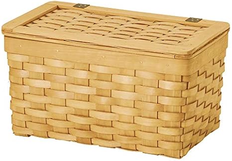 Amazon ちどり産業 Tidorisangyou トイレ収納 ブラウン 25x14x14cm ウッドチップバスケット 81 トイレ収納 オンライン通販