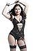 Anyou Plus Size Lingerie Sets Stretchy Lace Women Lingerie Babydoll Chemise Nightwear(L-XXXXL)