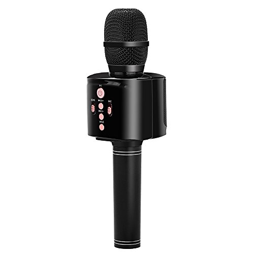 Verkb wireless karaoke microphone speaker, 2600mah dynamic portab…