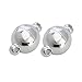 Linsoir Beads Stainless Steel Ball Shape Magnetic Clasp Converter for Heavy Necklaces Bracelet Making Dia=10mm 2 Sets
