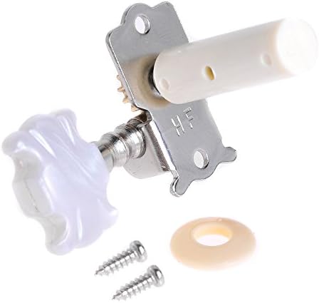 4pcs B-112 L Ukulele Guitar Machine Heads Tuners Ukulele Tuning Pegs Pearl White Head
