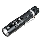 Sofirn SP32A V2.0 18650 Flashlight High Lumens, CREE XPL2 LED 1300 Lumen, Super Bright EDC Pocket Light with Power Indicator, ATR, 2 Groups for Camping Hiking (Battery NOT Included)