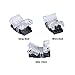Nicelux CCT Tunable LED Strip Connector 10mm 3 Pin (5PCS) With 9.8 Feet 20 AWG LED Extension Wire, DIY Both Strip to Power and board to board Jumper, Non-waterproof