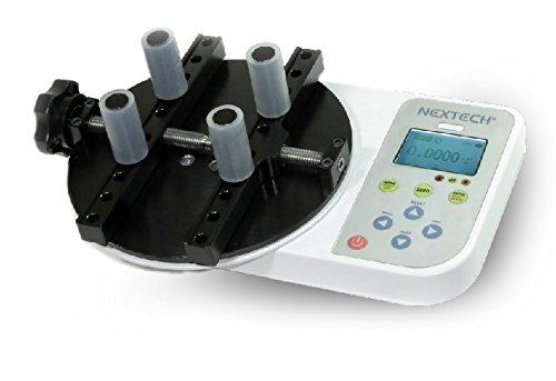 Nextech Model CTS Digital Cap Torque Tester 5N.m/44Lbf.in/50Kgf.cm, Peak/Track Mode, Pass/Fail LED, USB Output, Back-Lit Graphic LCD, Metal Enclosures