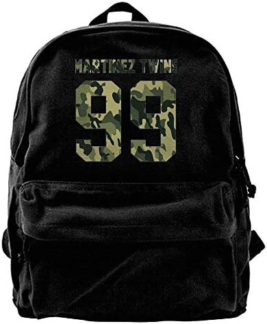 Martinez Twins Canvas Shoulder Backpack Awesome Backpack