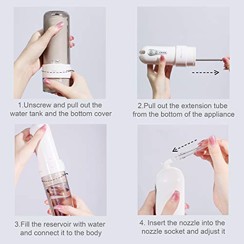 image for Water Flosser, Enkarl Professional Cordless Oral Irrigator, Portable &