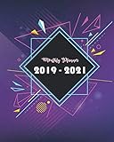 2019-2021 Monthly Planner: Abtract Purple Cover, Daily, Monthly Calendar 36 Months Calendar Agenda Planner with Holiday 8