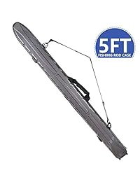 JEKOSEN 2019   Maletín portátil para caña de pescar de viaje, impermeable, resistente al polvo y al agua, nuevos materiales ambientales y carretes para herramientas de almacenamiento, 4.9 ft de longitud