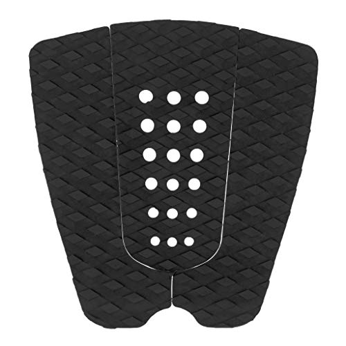 Meanhoo Surfboard Traction Pads, 1 Pcs Non Slip Grip Surf Stomp Pad with 3M Adhesive for Surfing, Skimboards, Paddle Board, Longboard, Shortboard, Black - Thumbnail 6