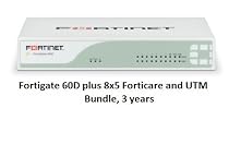 Fortinet FortiGate-60D Security Appliance Bundle with 3 Years 8x5 Forticare and FortiGuard FG-60D-BDL-900-36