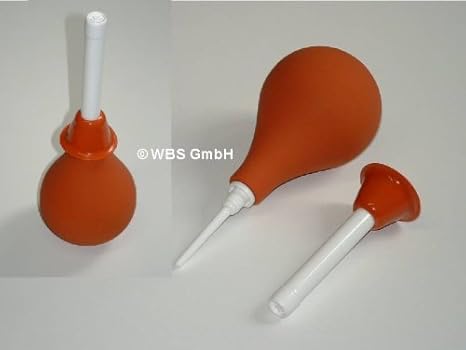 Kombi aus Frauendusche / Klistierspritze - rotbraun 480 ml