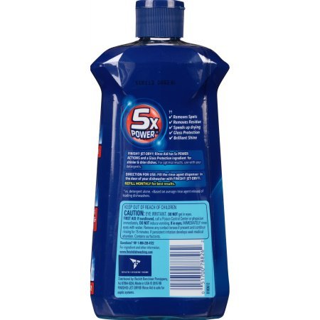 Finish Jet DryF Dishwasher Rinse Aid, 16 Ounce PACK OF 2 - Thumbnail 4