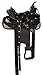 AceRugs 10″ 12″ 13″ Synthetic Western Youth Kids SEAT Quarter Horse Saddle TACK PAD Headstall REINS Breast Collar Set (Black, 13)thumb 3