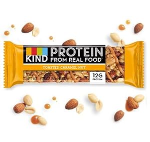 Image of KIND Bar Protein From Real Food Creamy Crunchy 12 G Protein Gluten Free NO Artificial Flavors (Toasted Caramel Nut)