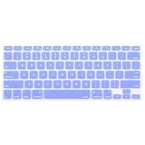 MOSISO Silicone Keyboard Cover Compatible with MacBook Pro 13/15 Inch (with/Without Retina Display, 2015 or Older Version),Older MacBook Air 13 Inch (A1466 / A1369, Release 2010-2017), Serenity Blue