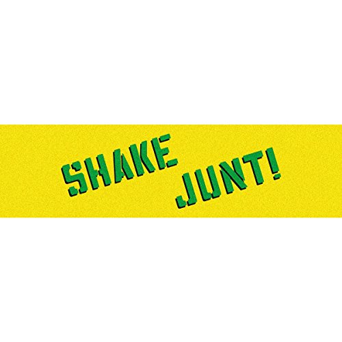 Shake Junt Skateboard Griptape Yellow/Green 9" x 33" Sheet