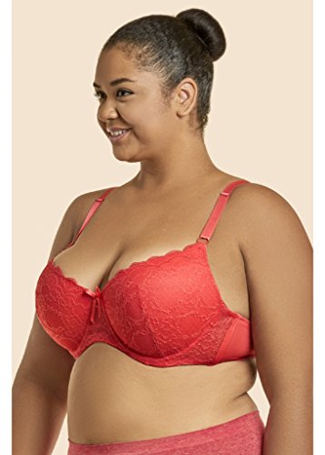 WHITE APPAREL Women's Laced & Lace Trimmed Bras (Packs of 6) - Various Styles, #72(3 Hooks), 42D