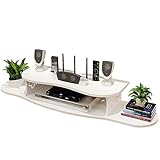 ZJⓇ Rack Floating Wall-Mounted 2-Layer Cube Shelf