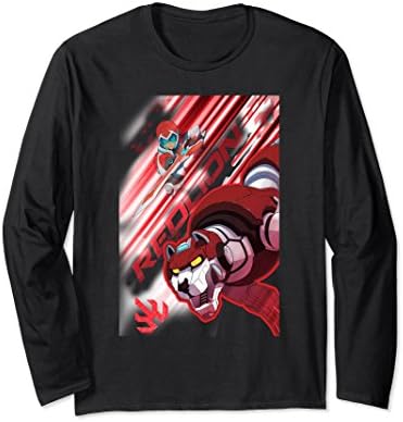 Unisex Voltron Legendary Defender Red Lion Keith Long Sleeve 2XL Black