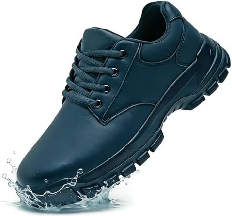 Amazon.com: CLSQLXYJZC Men's Leather Non Slip Chef Shoes, Food