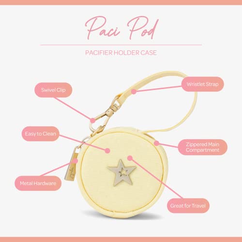 JuJuBe Paci Pod Pacifier Holder, Clip Binky to Diaper Bag or Stroller