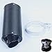 BADASS SHARKS Motorcycle 38mm Exhaust Muffler &Clamp Motorbike Scooter Dirt Pit Bike (Black)