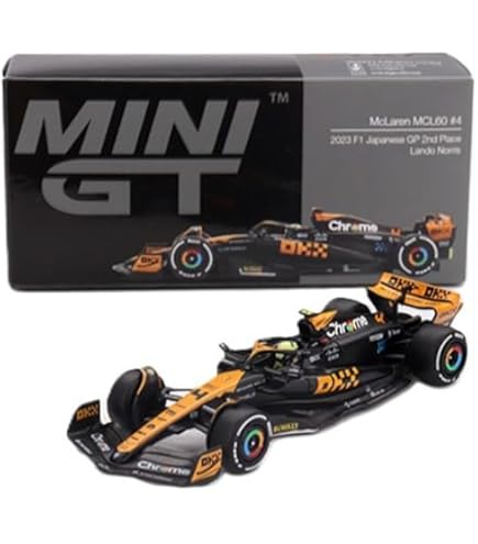 Amazon.com: MINI GT MCL60#81 Oscar Piastri 3rd Place F1 Japanese