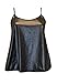 FashionMark Women's New Strappy Wet Look PVC Camisole Vest Top