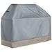 VonHaus BBQ Grill Cover - ‘The Storm Collection’ Premium Heavy Duty Waterproof Outdoor Barbecue Grill Protection - Slate Grey with Beige Trim L60 x W26 x H50