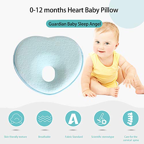 Hidetex Baby Pillow Preventing Flat Head Syndrome (Plagiocephaly) for
