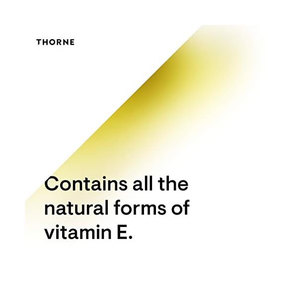 Thorne UltimateE Contains All of The Natural Forms of Vitamin E 60 Gelcaps Natural