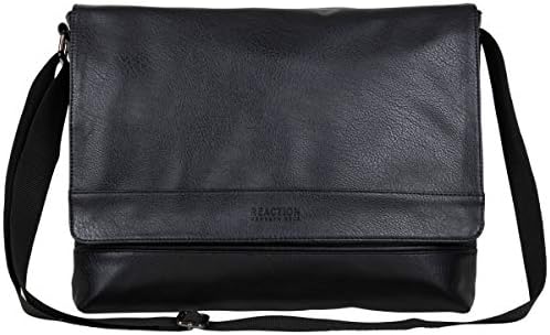Kenneth Cole REACTION Grand Central Vegan Leather Laptop & Tablet Crossbody Travel Messenger Bag