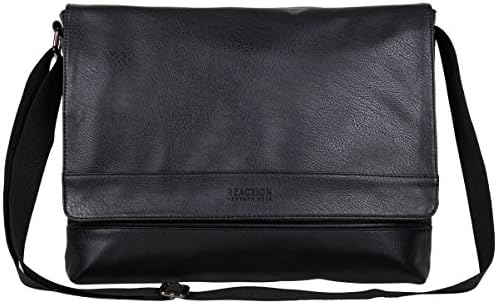 Kenneth Cole Reaction Grand Central Vegan Leather Laptop & Tablet Crossbody Travel Messenger Bag