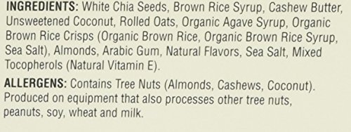 HEALTH WARRIOR CHIA BARS GLUTEN FREE COCONUT – 15 BARS