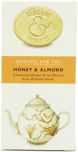 Artisan Biscuits Elegant &amp; English Honey and Almond 125 g (Pack of 4)