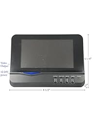 4Ucam Cámara digital inalámbrica + 7 "Monitor + Adaptador para Furrion FRCBRKT BL Kit de montaje de preinstalación (FOS48T BL   FOC12TA BL) para RV, remolque, 5tas ruedas