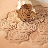 Leather Stamping Tools Set - Brass Stamps With Steel Handles For Leathercrafting, Carving & Crafting