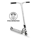 Vokul Pro Scooters - Stunt Scooter - Intermediate and Advanced Trick Scooters for Kids 8 Years and Up, Teens and Adults - Durable, Smooth, Freestyle Kick Scooter for Boys and Girls (Snake Skin-Bright)