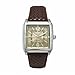 Seiko Men's SGED77P1 Stainless-Steel Analog Brown Dial Watch
