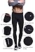 Men's Performance Jogging Training Pants Mesh Yoga Tights Quick-Dry Running Gym Leggings Black